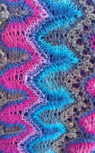 knitted fabric detail