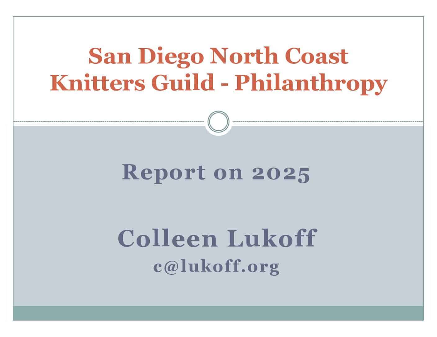 Philanthropy Summary 2025