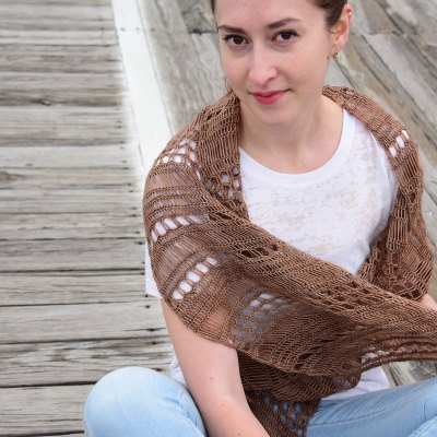 Xandy Peters – Boardwalk Wrap / Lattice Stitch